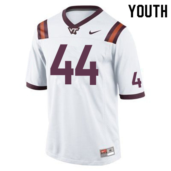 Youth #44 Dylan Rivers Virginia Tech Hokies College Football Jerseys Sale-Maroon